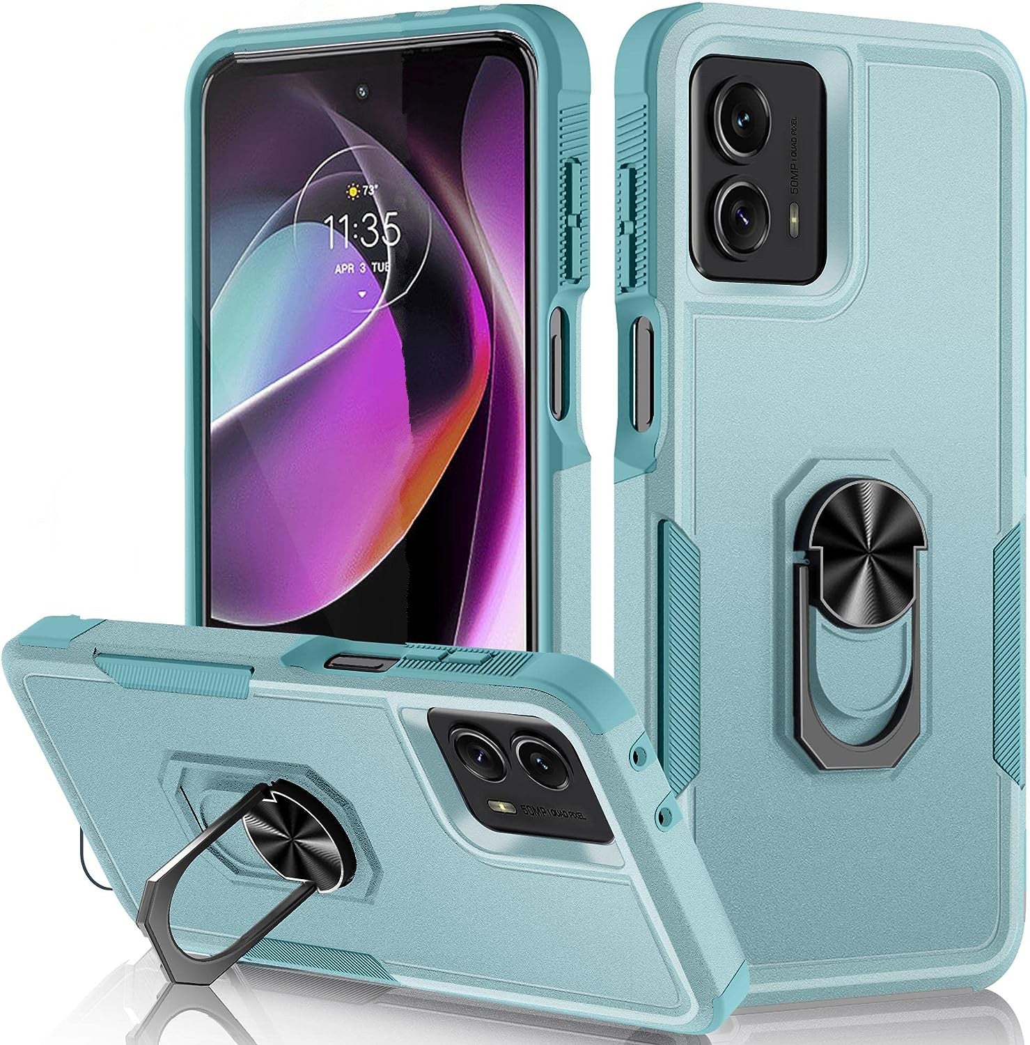 Heavy Duty Ring Case for Motorola Moto G Stylus 5G (2023) Heavy Duty Ring Case for Motorola Moto G Stylus 5G (2023)
